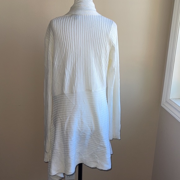 Seduction White long sleeve Cardigan Large - Picture 6 of 12